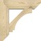Ekena Millwork Imperial Slat Rough Sawn Bracket w/ Offset Brace, Douglas Fir, 8"W x 28"D x 28"H BKT0806X28X28IMP06RDF - alternate 4